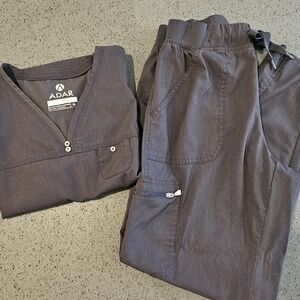 Adar Gray Scrub Set Size Medium